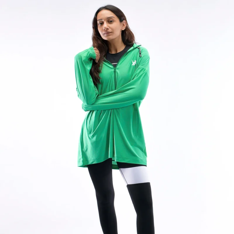 BreezeFlow Oversized Running Jacket