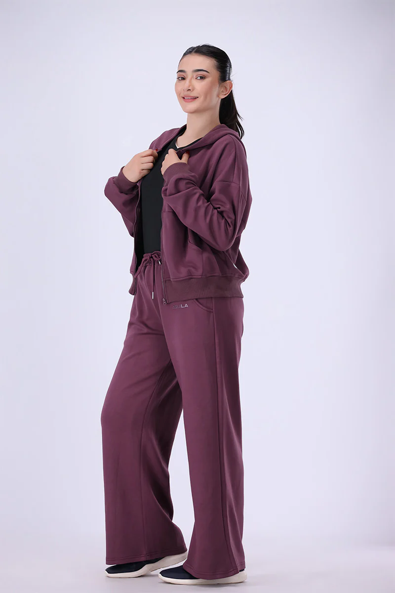 SereneFleece Relaxed Hoodie & Trouser Set